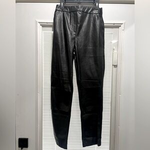 Black Faux Leather pants